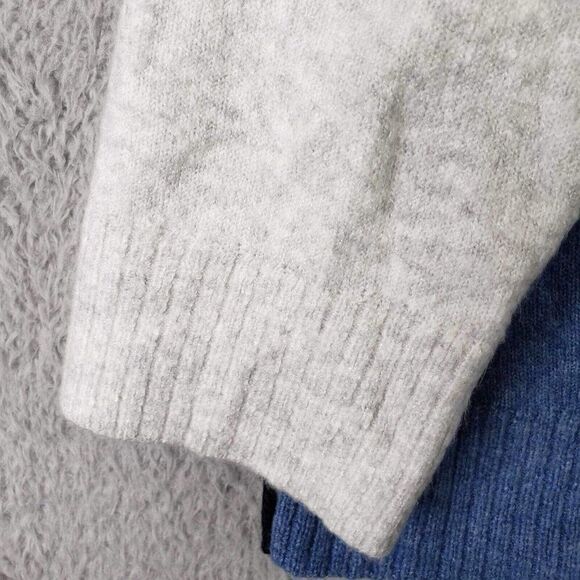 Talbots Cardigan Sweater Womens Plus Size 2X Blue Color Block Button Knit - Picture 6 of 9